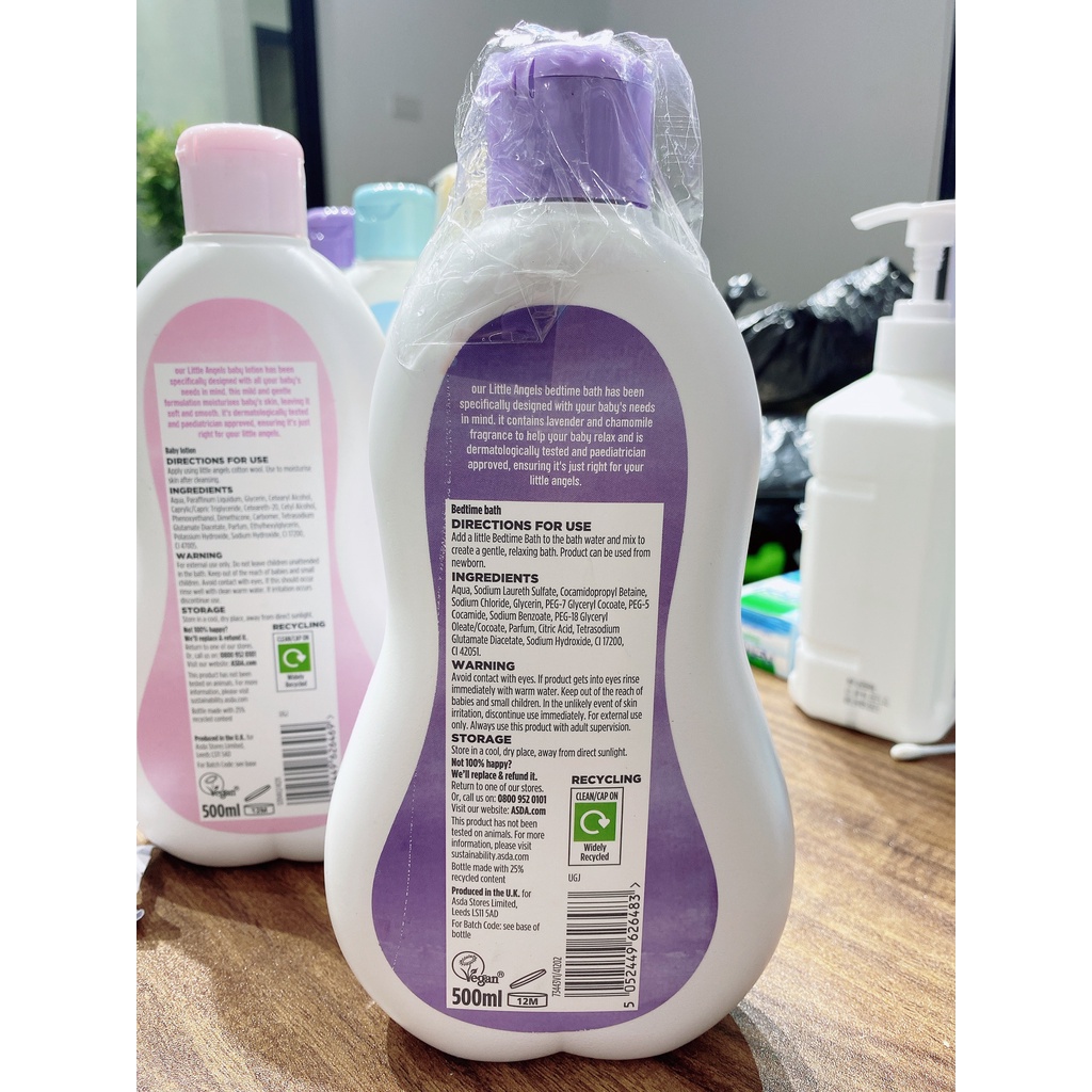 SỮA TẮM CHO BÉ ASDA LITTLE ANGELS 500ML