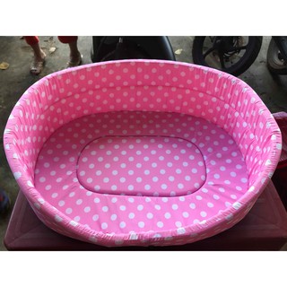 Ổ nệm cho Chó Mèo Thú Cưng Hàng Loại 1 Cao Cấp Oval Size Đại Từ 15kg Trở Xuống
