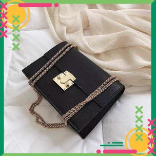 Túi xách nữ sang chảnh🔥 FREESHIP 🔥 Túi xách nữ đẹp CNK dáng hộp khóa vuông kim loại hiện đại ...