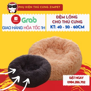 Đệm lông cao cấp cho chó mèo - Đệm đông lót lông cao cấp cho thú cưng - Ổ nệm cao cấp cho thú cưng
