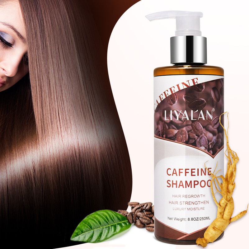 LIYAL'AN Hair Care Anti Hair Loss Hair Growth Natural Organic Caffeine Shampoo(250ml)