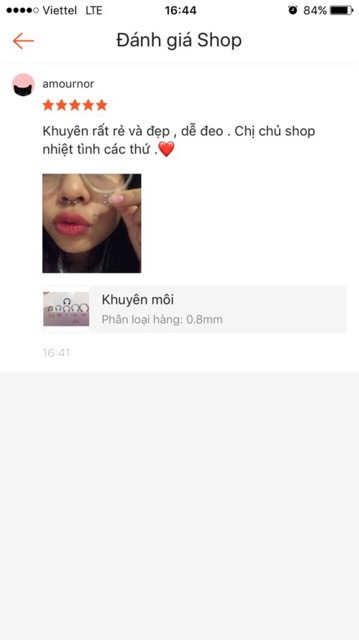 Khuyên mũi môi bán lẻ