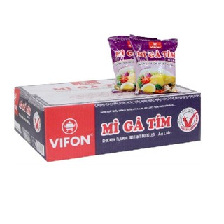 [HÀNG CÓ SẴN] Mì gà tím VIFON (30 gói × 75g)