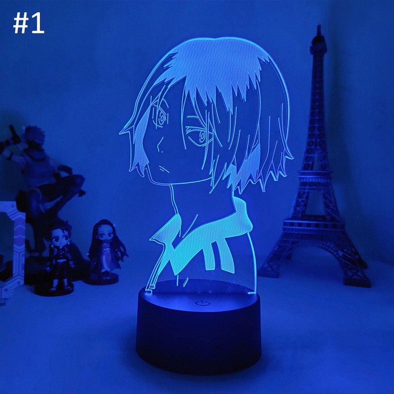 Đèn ngủ LED 3d 7 màu hình Anime Haikyuu