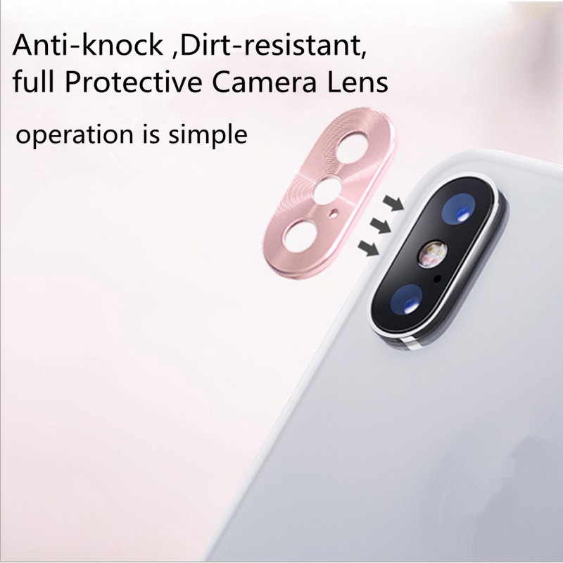 Rear View Camera Guard Metal Lens Case Ring Bumper Protection For iphone 6 6s 7 8 plus X XR XS MAX