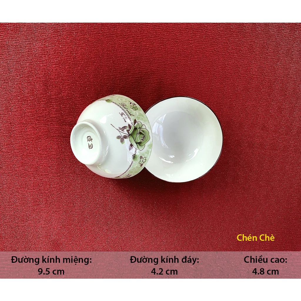 Chén nước mắm Bát Bảo 4D07, Sứ cao cấp Bền, đẹp, rẻ Since_1977