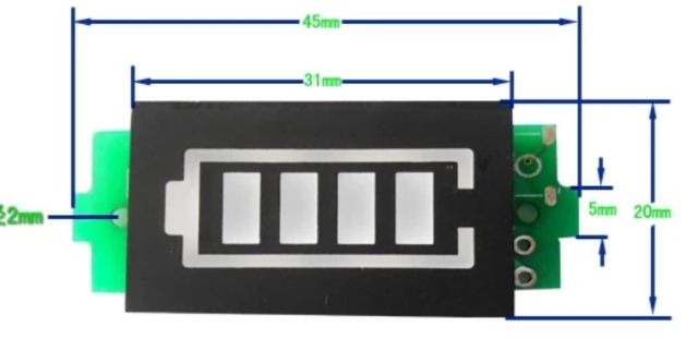 LED báo dung lượng pin 1S 2S 3S 4S