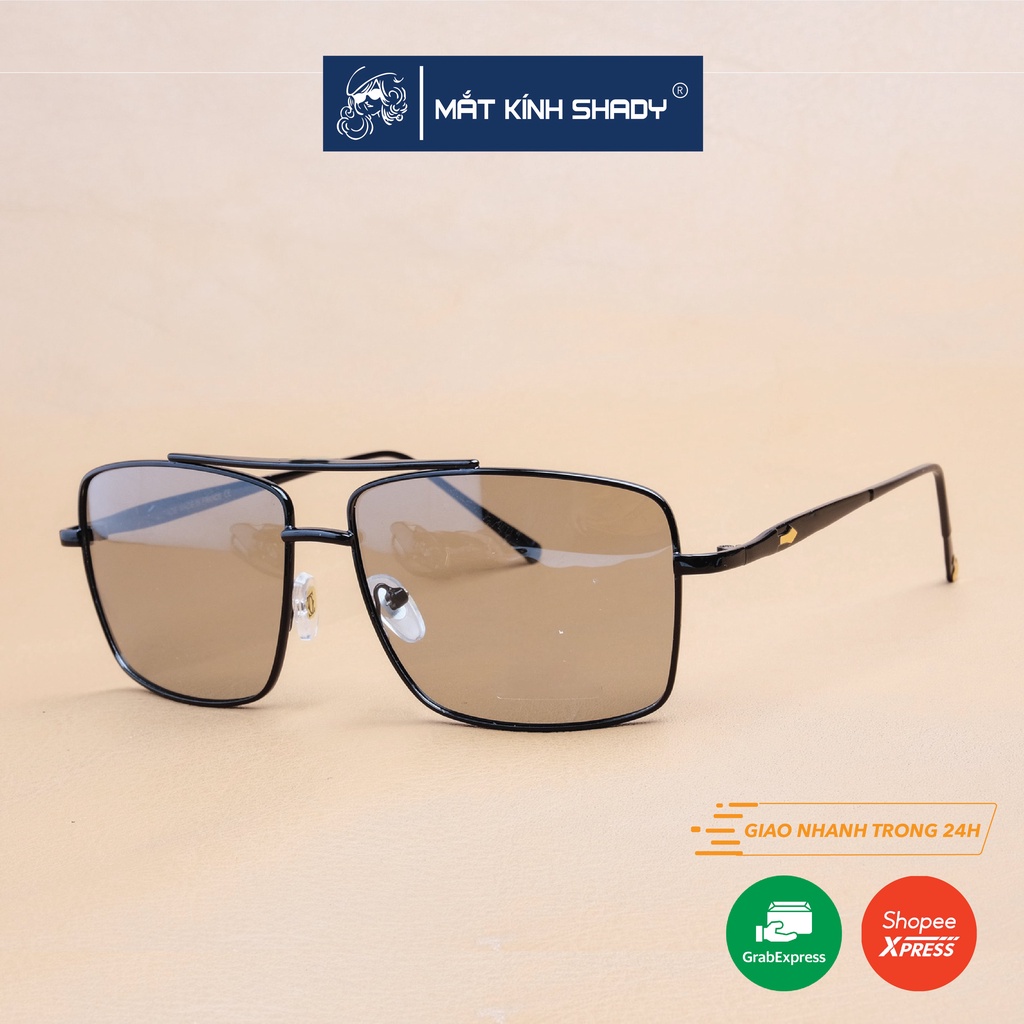 Kính Mát Hợp Kim Nam SHADY PK324 (Màu xám)