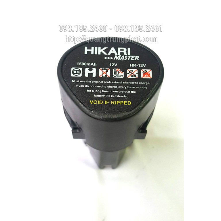 Máy khoan pin 12V Hikari 88-12V kèm theo 88 món phụ kiện