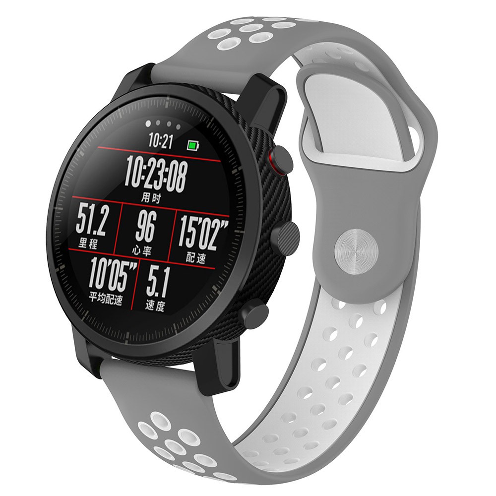 Dây đeo silicone 22mm có thể điều chỉnh cho đồng hồ Huawei Gt 2 Pro / Honor Gs Pro / Gtr 2 / Amazfit Gtr 2e