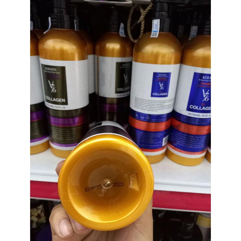 GỘI XẢ KERATIN - V76 - COLLAGEN CẶP 500ML