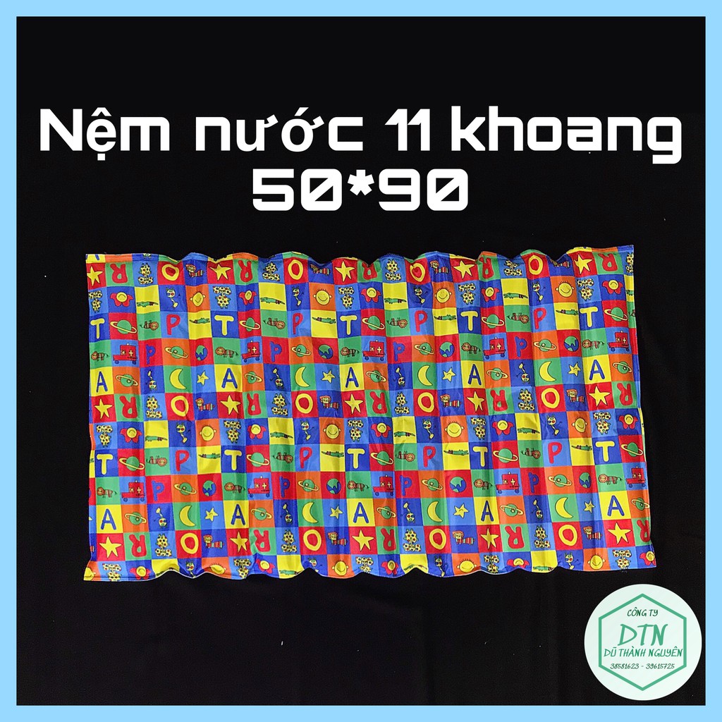 Nệm nước mát Ngọc Thảo 50*90 11 khoang loại tốt ( Màu ngẫu nhiên )