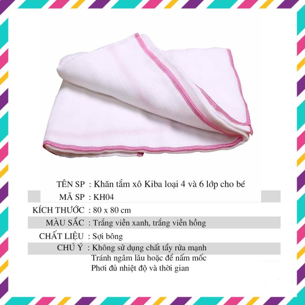 Khăn tắm xô 4 lớp