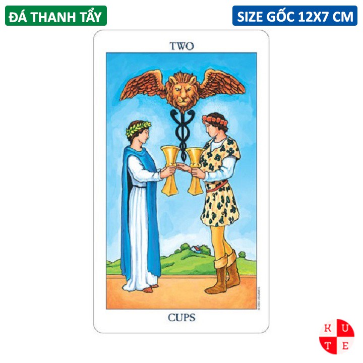 [Size Gốc] Bài Radiant Rider Waite Tarot Size Gốc 78 Lá 7x12 Cm Tặng Đá Thanh Tẩy S20