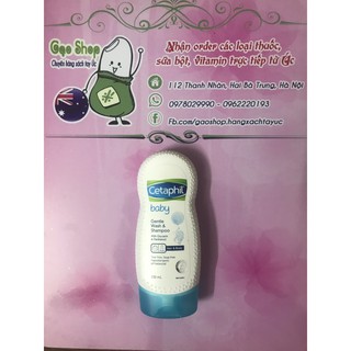 Sữa tắm gội cetaphil baby úc 230ml