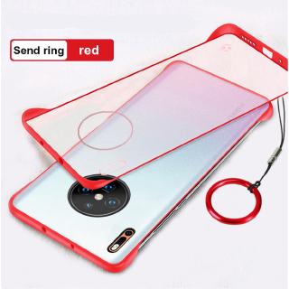 Huawei Mate 30 Pro Case Frameless Transparent Ring Shockproof Cover