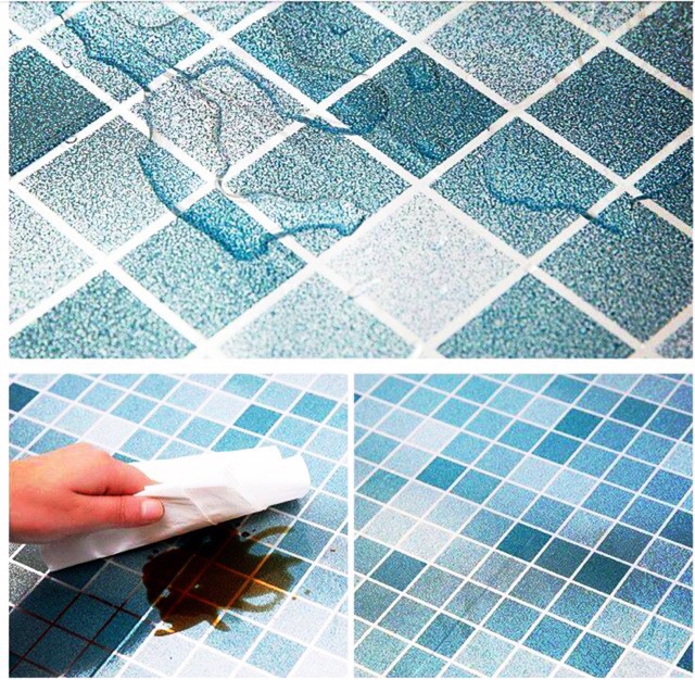 Giấy dán bếp tráng nhôm chịu nhiệt chống thấm