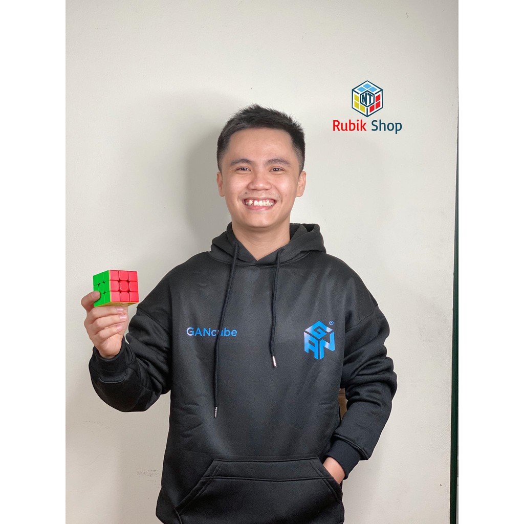 Áo Hoodie Oversize GAN màu trắng/ Màu đen