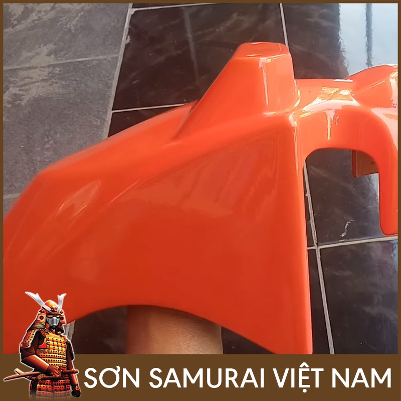 Màu Cam Sơn Samurai - Combo Sơn Xịt Samurai Màu Y3505