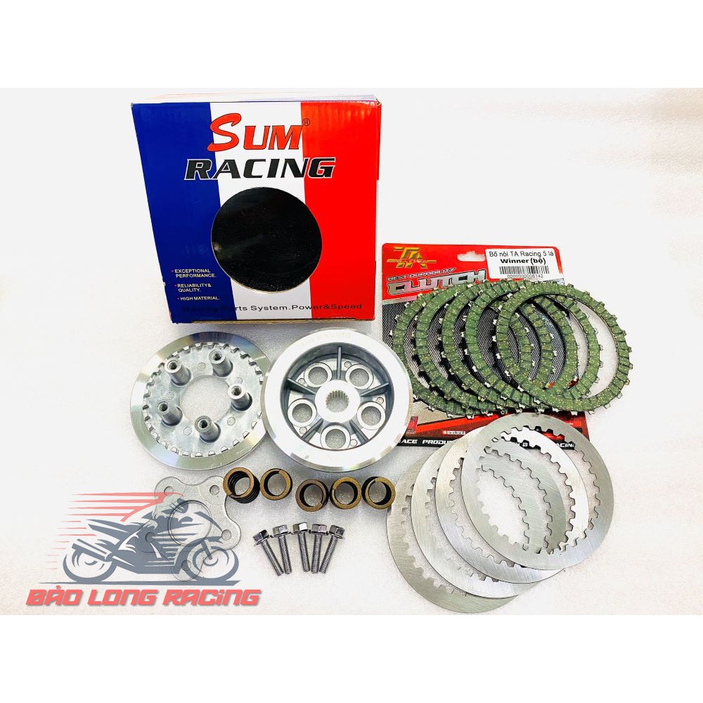 Combo nồi Sunracing lá sắt bố nồi TAracing gắn WINNER,SONIC