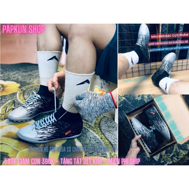 GIÀY ĐÁ BÓNG KHÓA CỔ CHÂN PAPKUN