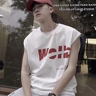 Áo tank top wolla gee TMAN 3 lỗ sát nách thể thao unisex phong cách ulzzang wind ATT- 002