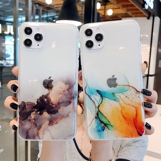 Ốp Lưng Họa Tiết Cẩm Thạch Nhiều Màu Thời Trang Cho Apple Iphone 12 Pro 12pro Max 12mini