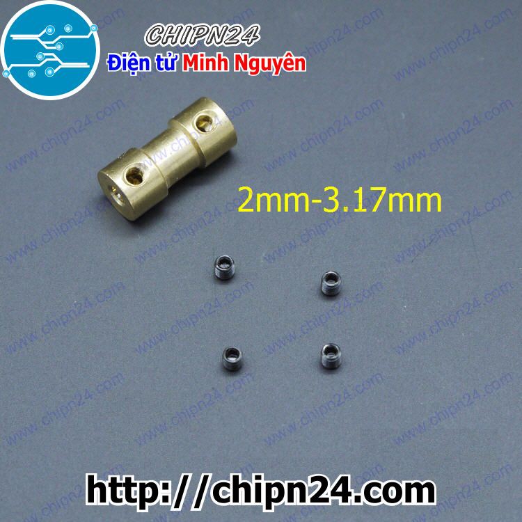 [1 CÁI] Khớp nối trục 2mm-3.17mm