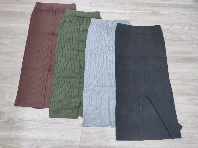 chân váy len ôm dáng dài - đầm len dệt kim xinh xắn | BigBuy360 - bigbuy360.vn