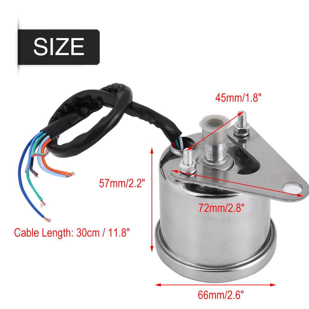 Đồng hồ điện tử màn hình LCD hiển thị cho xe máy