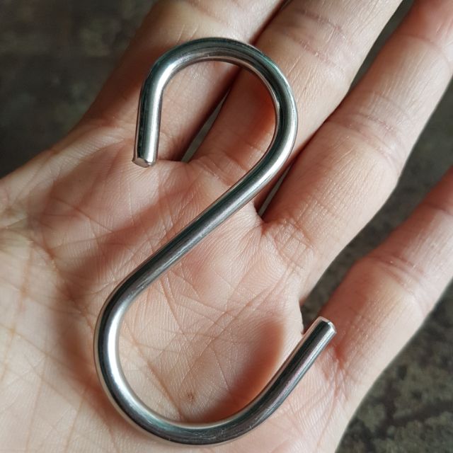 Combo 10 Móc inox chữ S