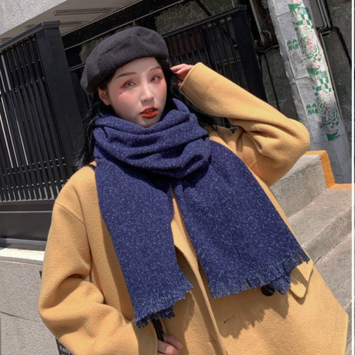 KHĂN QUÀNG CỔ NỮ CASHMERE - CHOÀNG CHẤT LEN MỀM MỊN - K-TR