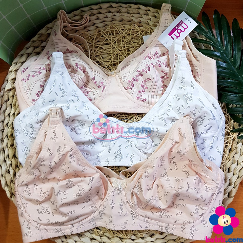 Áo Lót Thái Mở Ngực Cho Mẹ Bầu Và Sau Sinh - Không Đệm, Thoải Mái - BTT00513