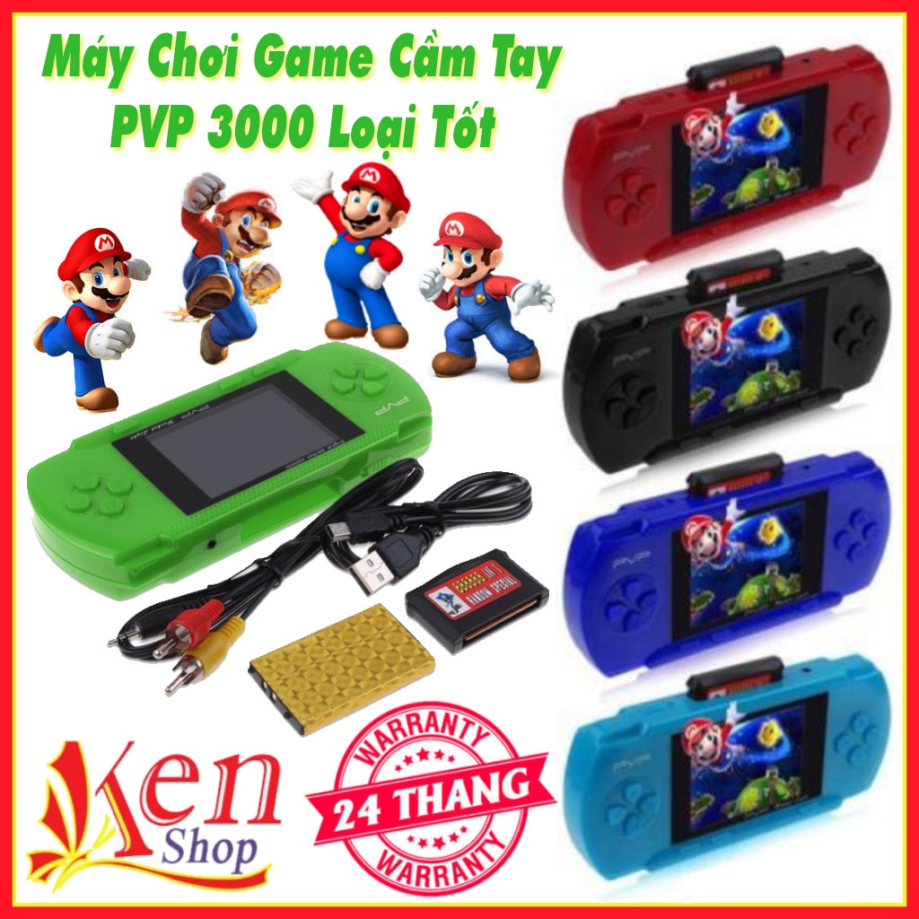 ⚡️ BH 24 Tháng ⚡️ Máy Chơi Game Cầm Tay Cổ Điển Station Light PVP 3000 - Máy Chơi Game 4 Nút Mini Giá Rẻ Kết Nối Tivi