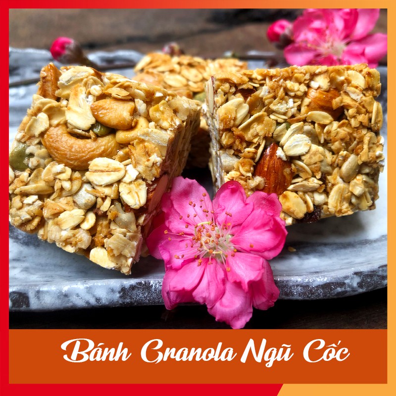 Bánh Ăn Kiêng 🍪 GIẢM CÂN 🍪 Granola Ngũ Cốc_ Yến mạch nguyên hạt nhiều chất xơ ăn no lâu, ăn kiêng thông thường | BigBuy360 - bigbuy360.vn