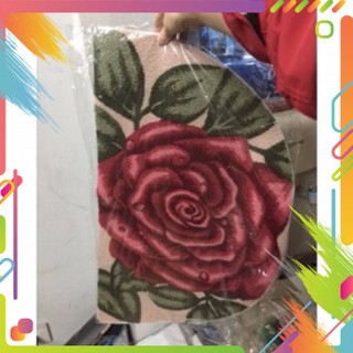 [Nhà cửa]THẢM LEN BÁN NGUYỆT HOẠ TIẾT 3D ( mẫu ngẫu nhiên)