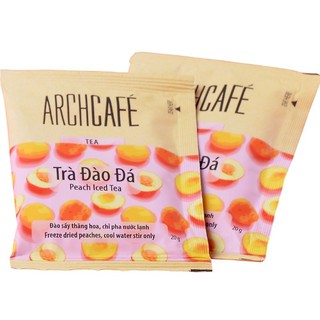 [HSD 20/05/2022] GÓI Trà Đào Đá Archcafe trà hòa tan gói 20 gram