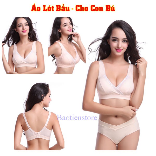 Áo Ngực Bầu |ÁO LÓT CHO CON BÚ| | Sau Sinh| Size Lớn| Chống Chảy Xệ| Không Gọng| Đệm Mút Mỏng AN06