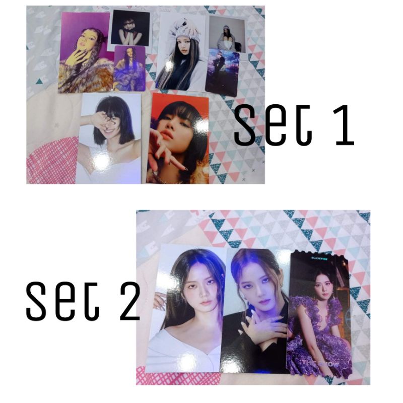 [OFFICIAL] Bộ ảnh card,postcard Blackpink Lisa Jisoo