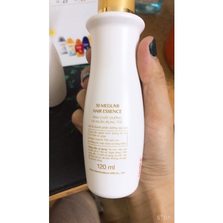 Tinh chất dưỡng và ngăn rụng tóc 50 Megumi Hair Essence 120ml ( Hãng mẫu dùng thử KO VỎ HỘP )