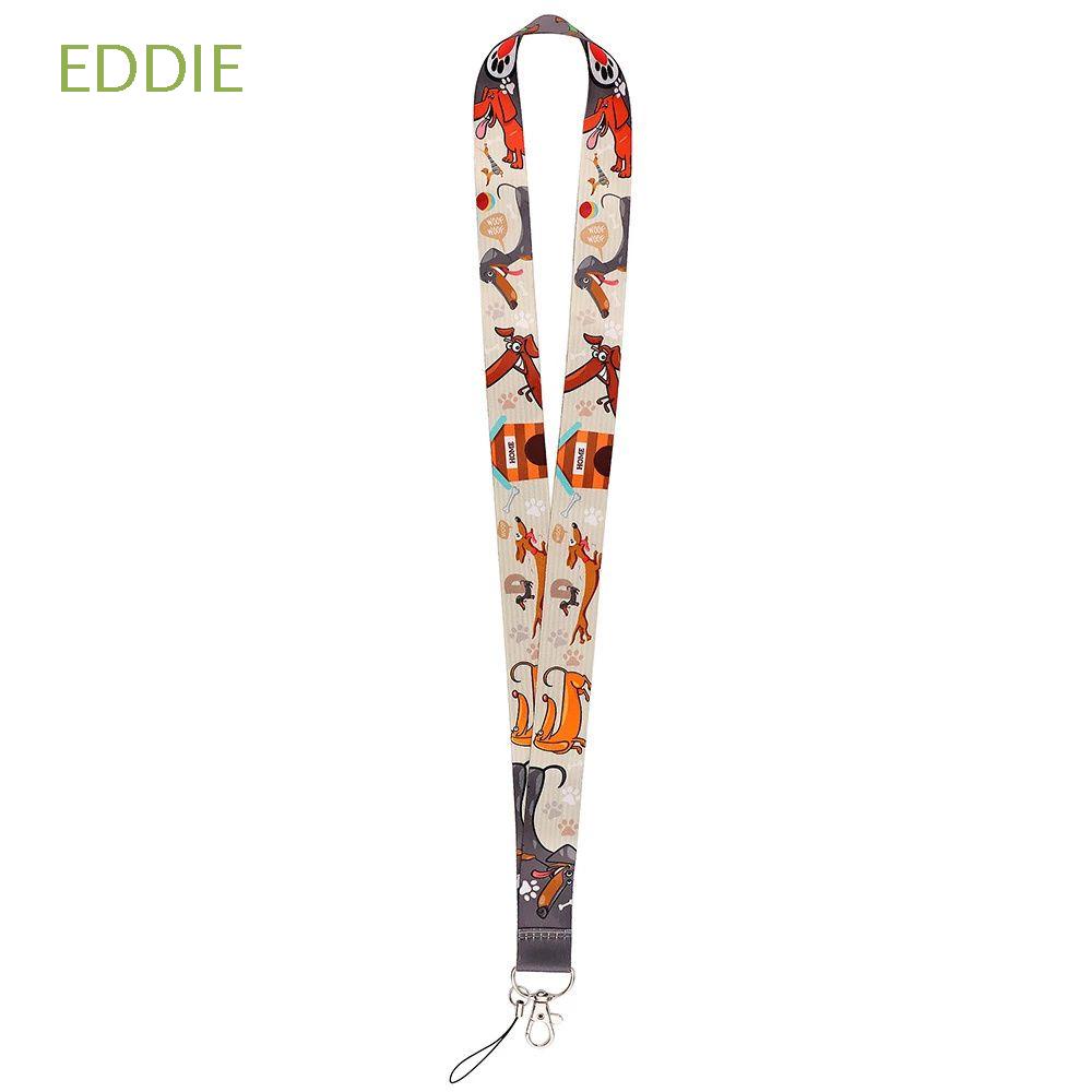 EDDIE Creative Dog Pattern Phone Accessories Phone Hang Rope Dachshund Lanyard Key Ring Holder Webbings Ribbon Name Tag Holder Camera Mobile Hang Rope ID Badge Holder Phone Lanyard Strap