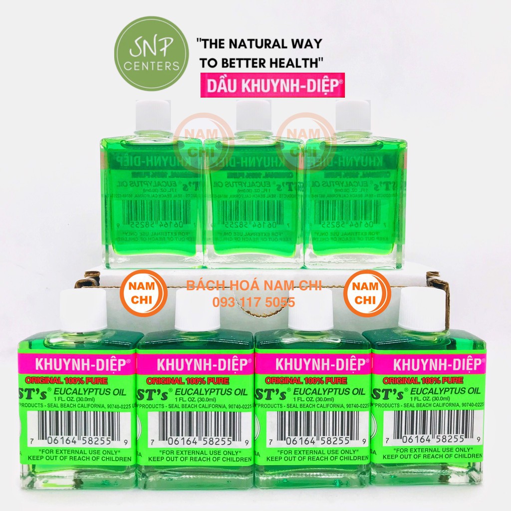 Dầu Khuynh Diệp Eagle Brand BST's Eucalyptus Oil 30ml Của Mỹ (Chuẩn USA)