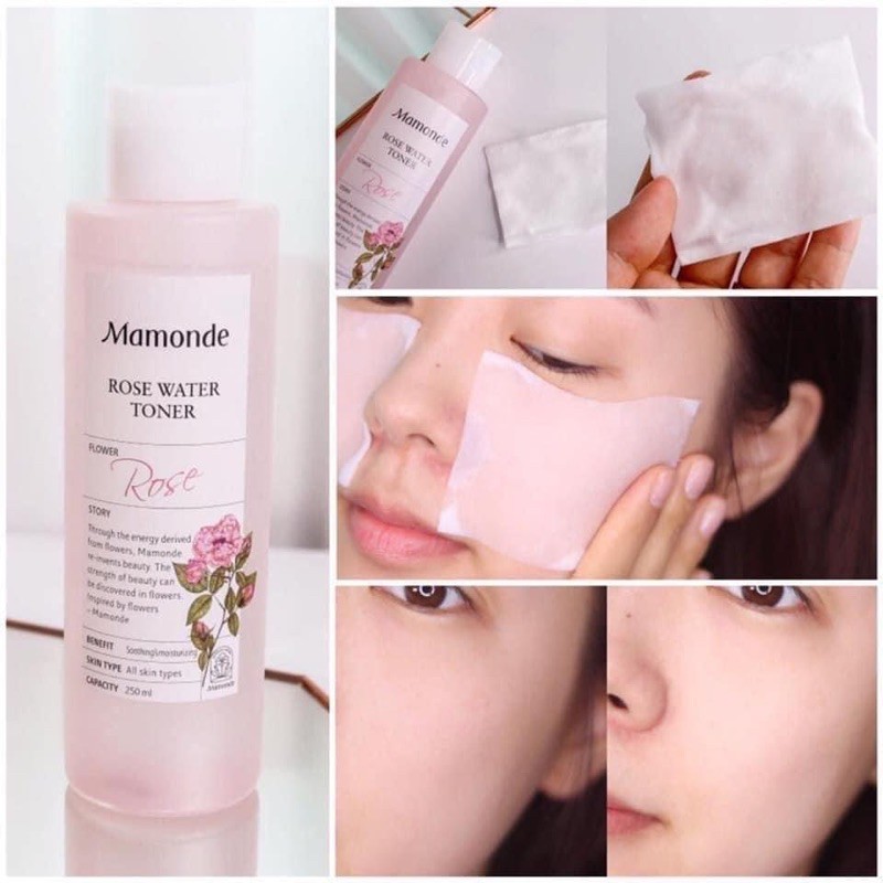 Nước hoa hồng Mamonde Rose Water 500ml