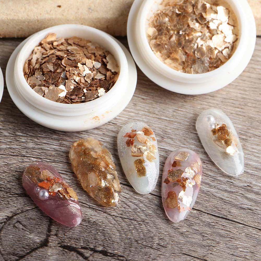 Hộp Vỏ Sò 3D Trang Trí Móng Nghệ Thuật 4 Màu