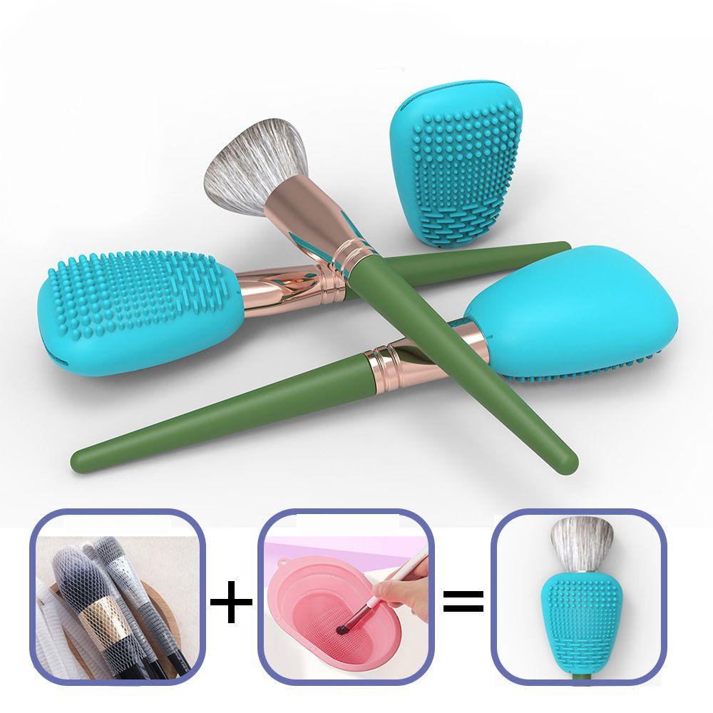 Cọ Trang Điểm Lông Mềm Bảo Vệ Cọ Tiện Dụng Khi Đi Du Lịch