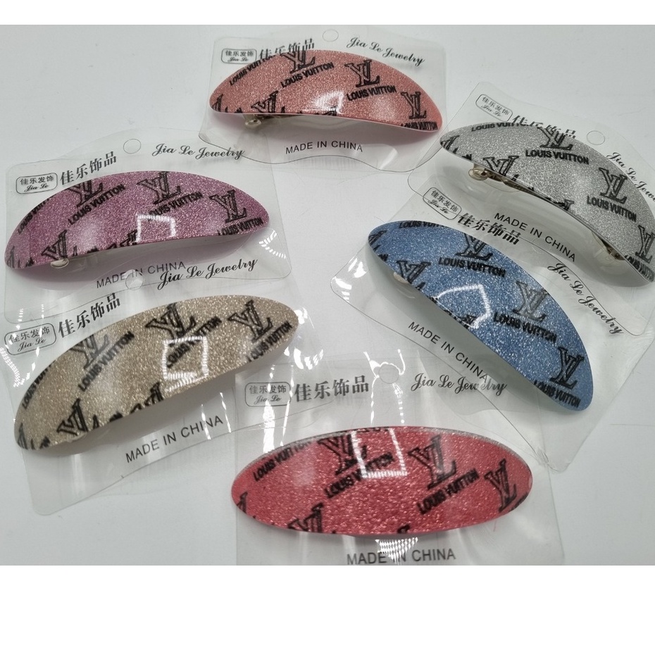 Cặp tóc nhựa vân nhũ nhiều mẫu trẻ trung, hàng nhẹ 3248