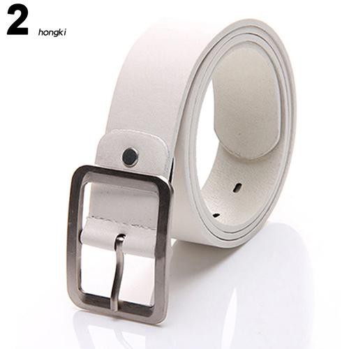 Thắt Lưng Nam Giả Da Màu Trơn Phong Cách Doanh Nhân HKM1