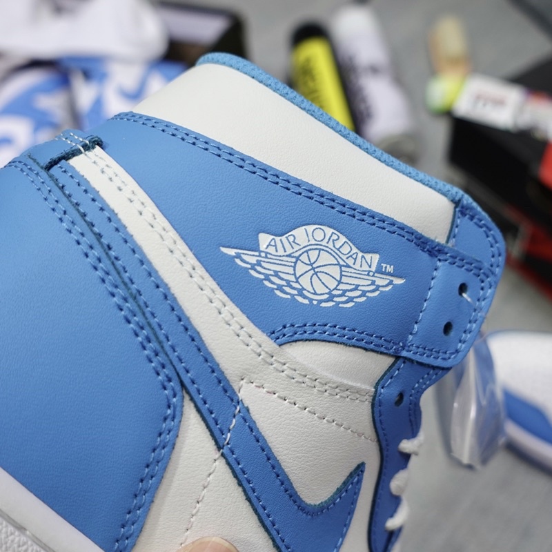 Giày Jordan1 Hight UNC / JD1 cổ cao xanh - Chuẩn Best