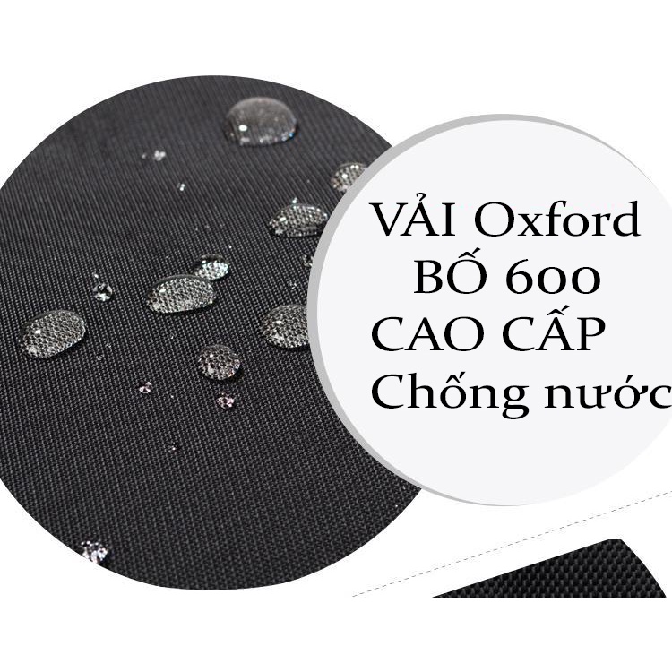 Cặp học sinh cấp 2 đa năng Dù Xốp Thái viền chỉ xéo đôi siêu bền thời trang H1991 Shalla