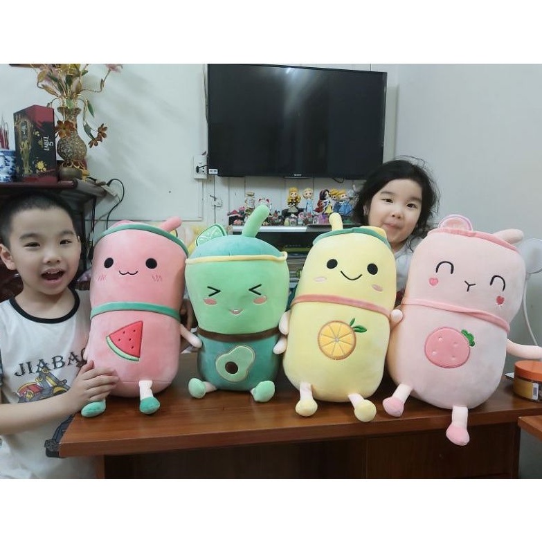 Trà sữa trái cây nhồi bông